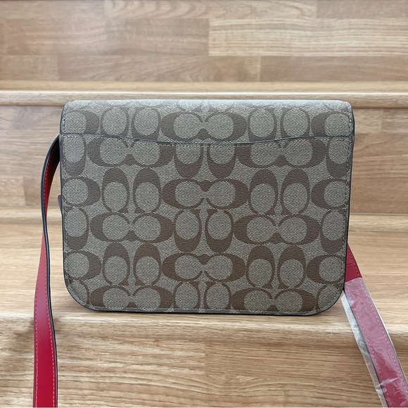 Coach Brynn Flap Crossbody In Signature Canvas - Picture 3 of 8
